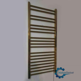 حوله خشک کن استیل 20 لول 50 ×120 طلایی مات ایران رویال